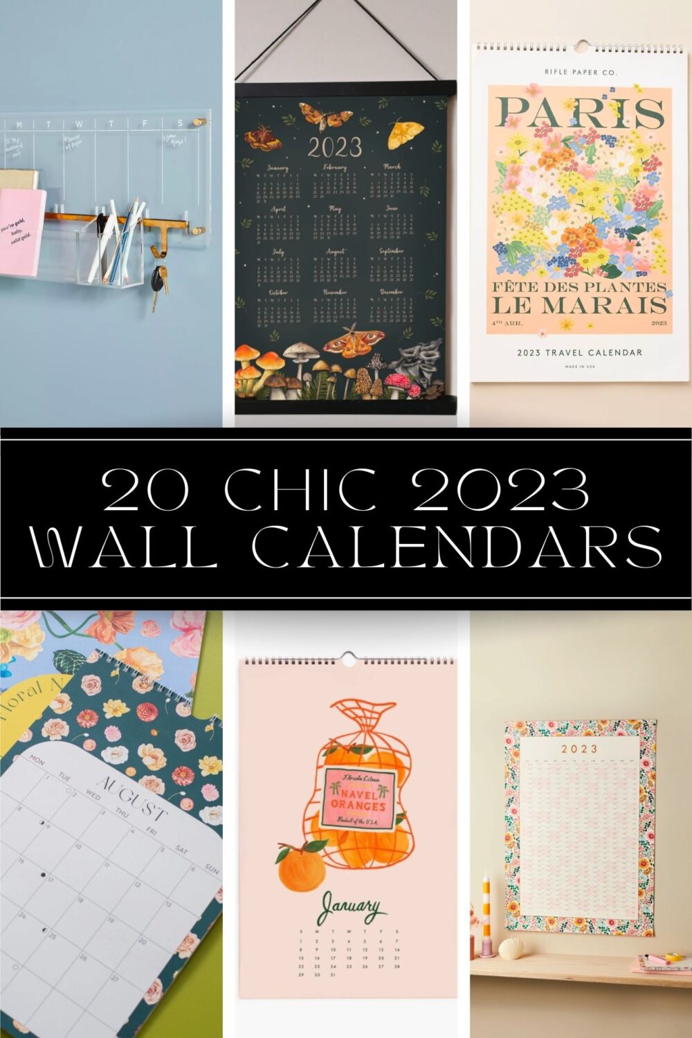 20 Cute AF 2023 Wall Calendars To Get Organized!